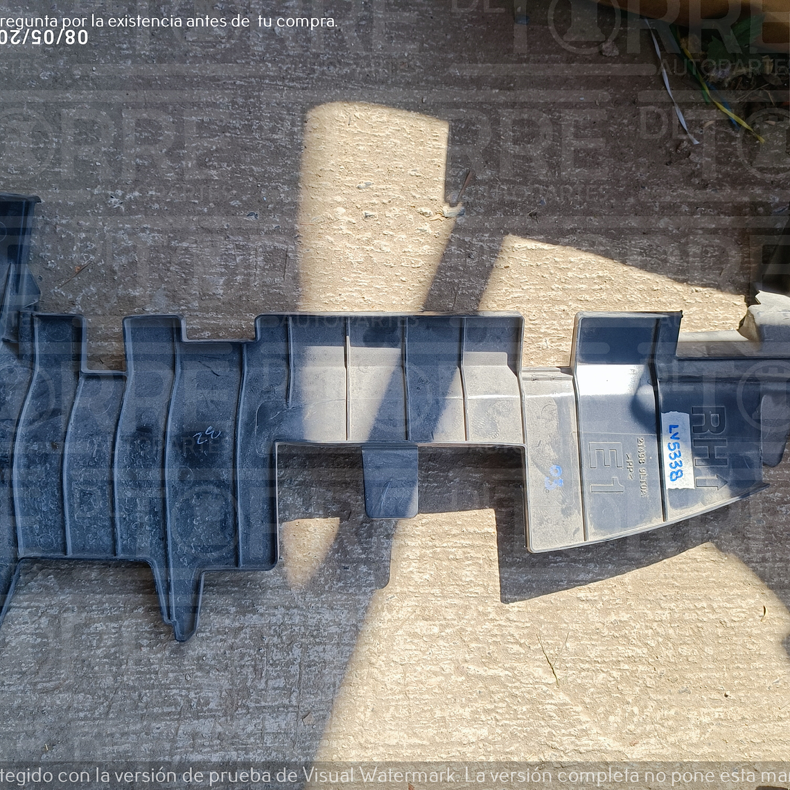 Deflector de aire de Nissan March derecho, delantero, interior, 2017 1