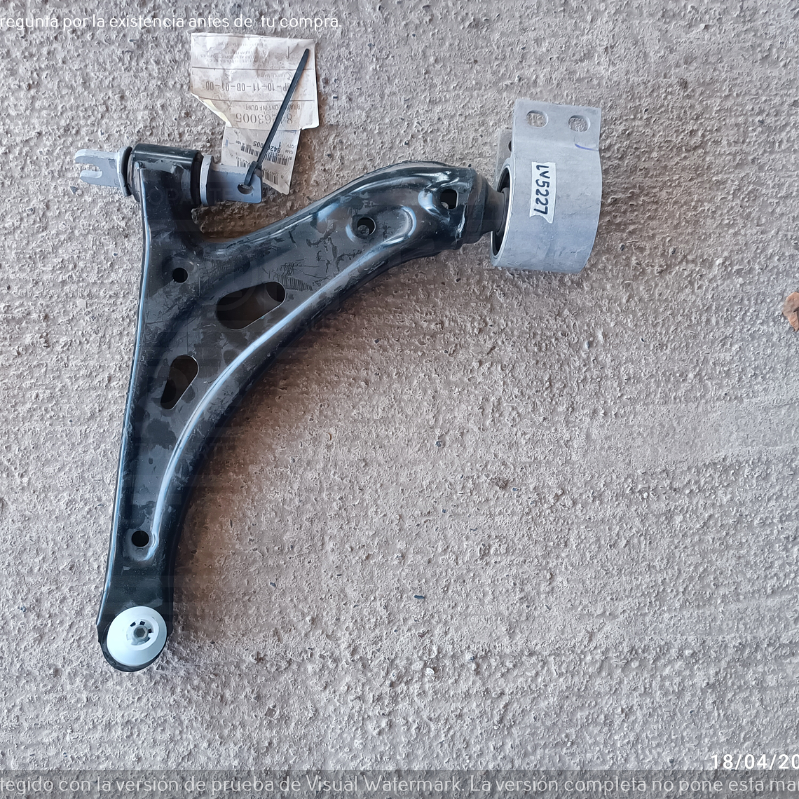 Horquilla de Chevrolet Buick/Enclave izquierdo, delantero, inferior, 2018-2022 1