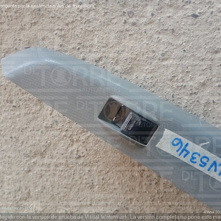 Control de vidrio de Toyota Hilux izquierdo, trasero, interior, 2005-2015 1