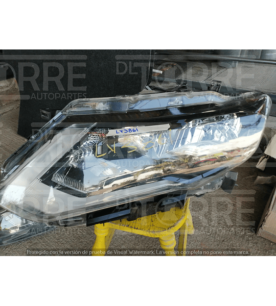 Faro de Nissan XTRAIL izquierdo, delantero, exterior, superior, 2018 a 2019