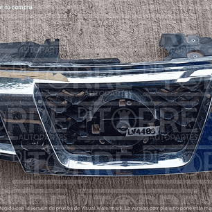 Parrilla de Nissan Xtrail central, delantero, exterior, superior, 2011 a 2014