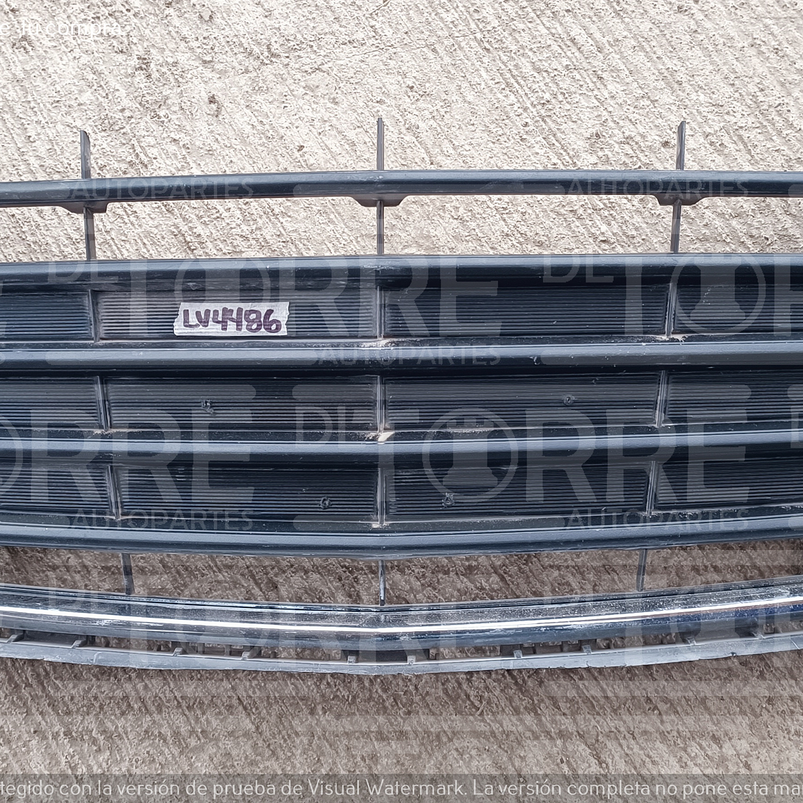 Parrilla de Chevrolet Trax central, delantero, exterior, superior, 2017 a 2020 2