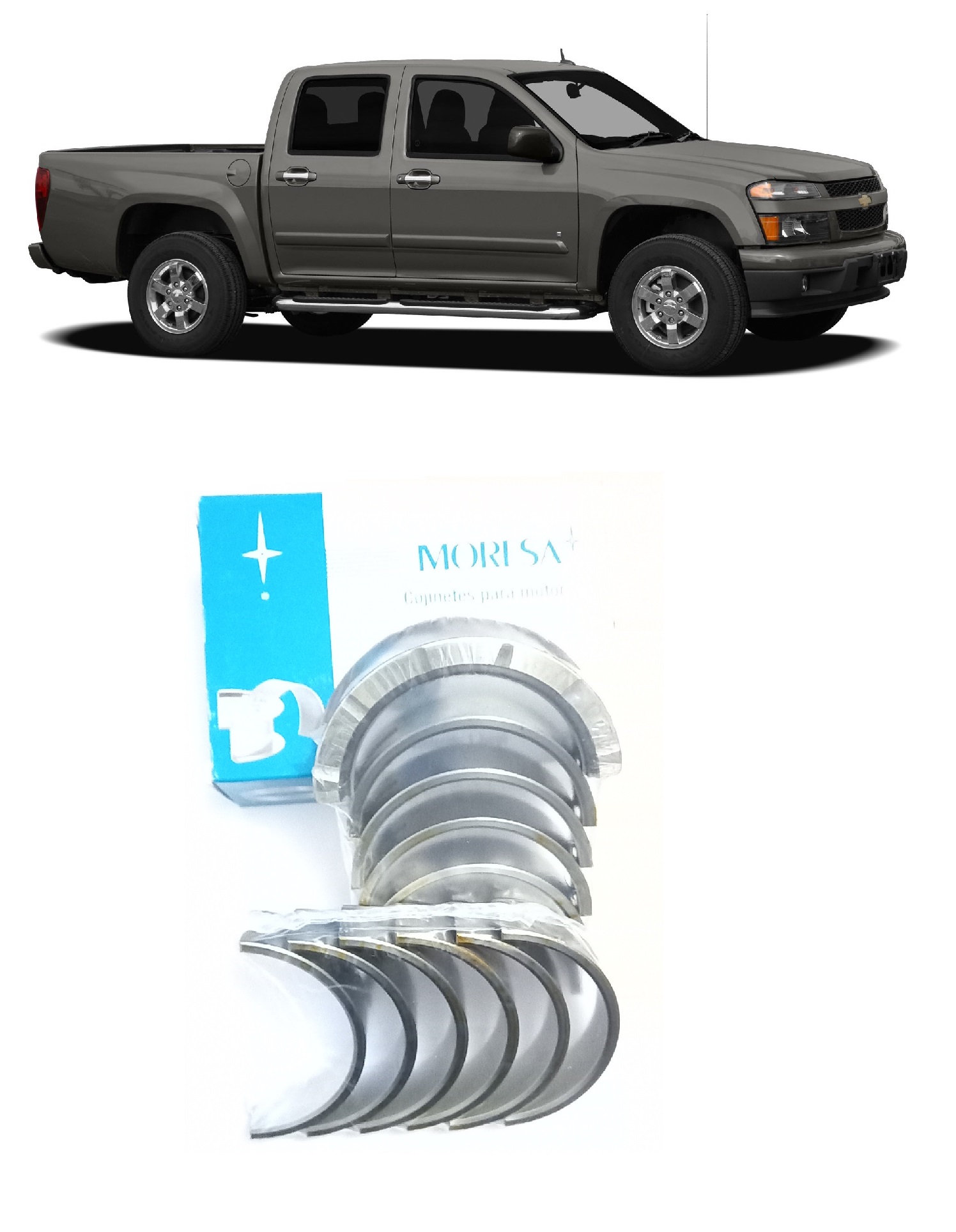 Metal Bancada 0,50 Chevrolet Colorado 3.5 3.7 2006-2012