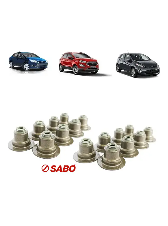 Juego Reten Valvula Admision Y Escape Ford Fiesta/ecosport