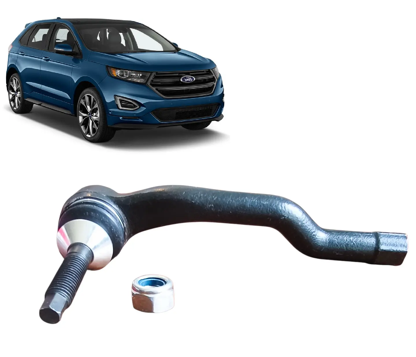 Terminal Direccion Izquierdo Ford Edge 2015 En Adelante 1