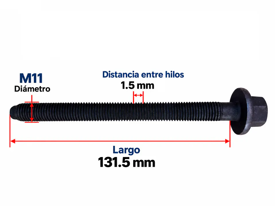 Pernos Culata Ford F150, Explorer, Mustang, Edge 3.3/3.5/3.7 2