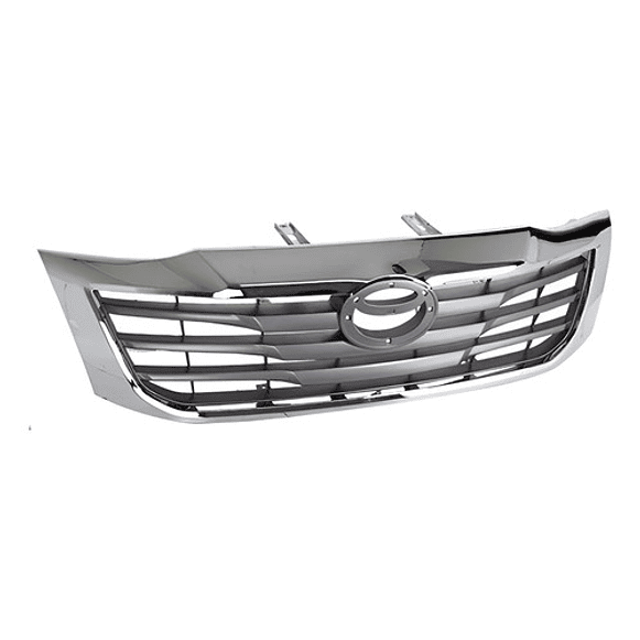 Mascara Hilux 2012-2015 Gris Borde Cromado Kun25 Kun35  1