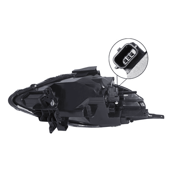 Par Óptico Foco Nissan Versa 1.6cc 2012-2015 Lh+rh Depo 5