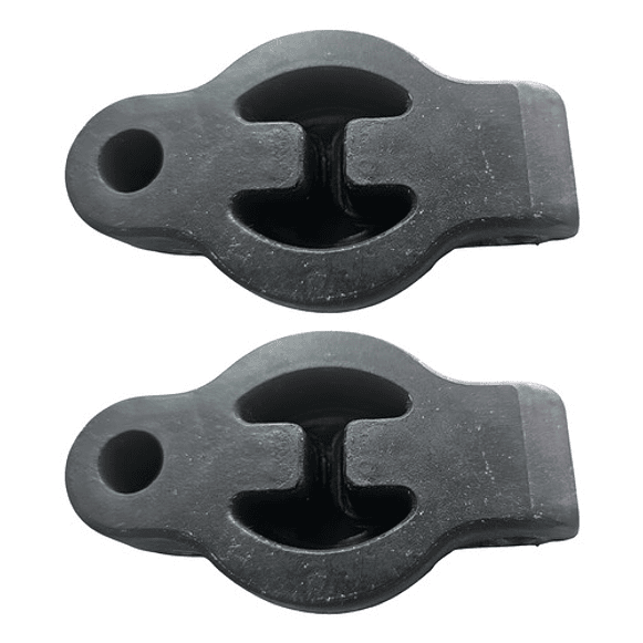 Kit 2 Gomas Soporte Escape Chevrolet N300 1.2cc 2011-2017 1