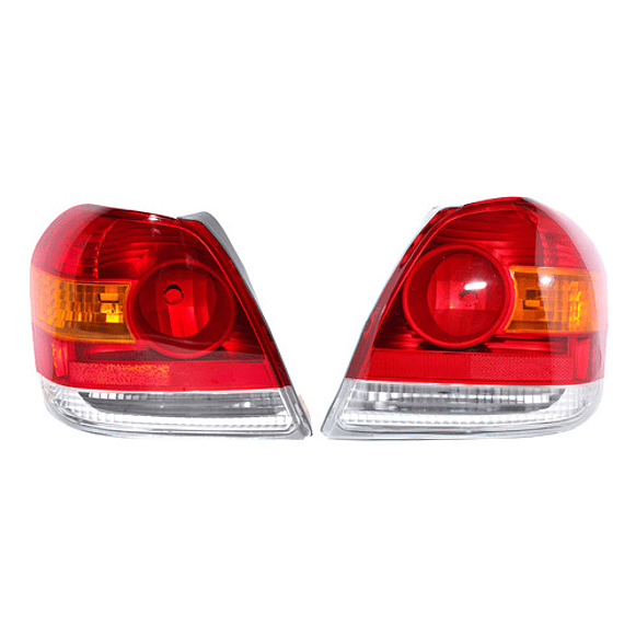 Par Farol Foco Toyota Yaris Sedan 1.5 2003-2005 Rh+lh Depo 1