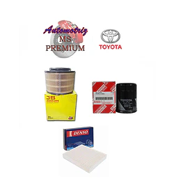 KIT Filtros Aceite Aire Polen Toyota Hilux 2.5 y 3.0