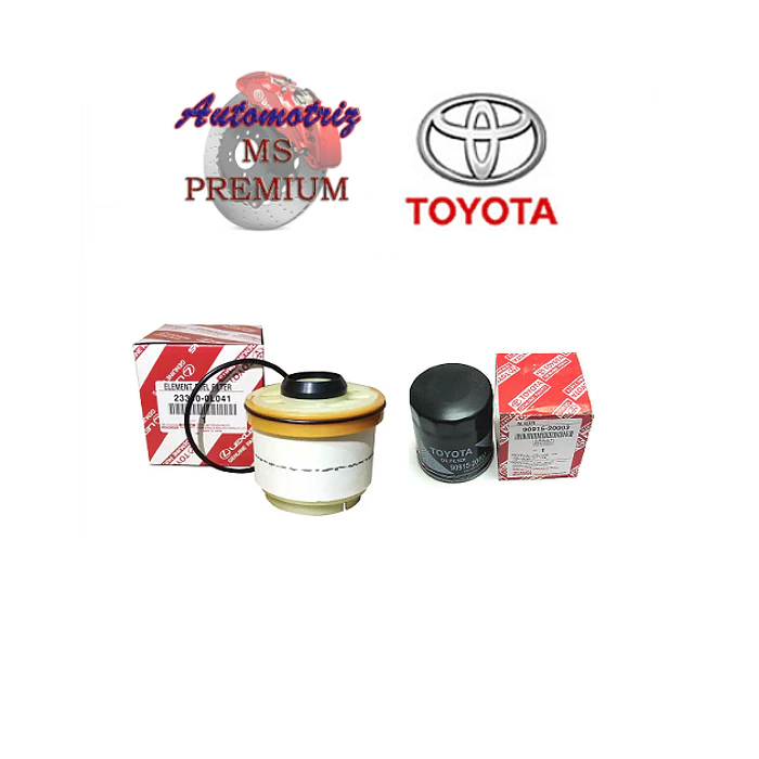 KIT Filtros Originales Petroleo + Aceite Hilux 2.5T