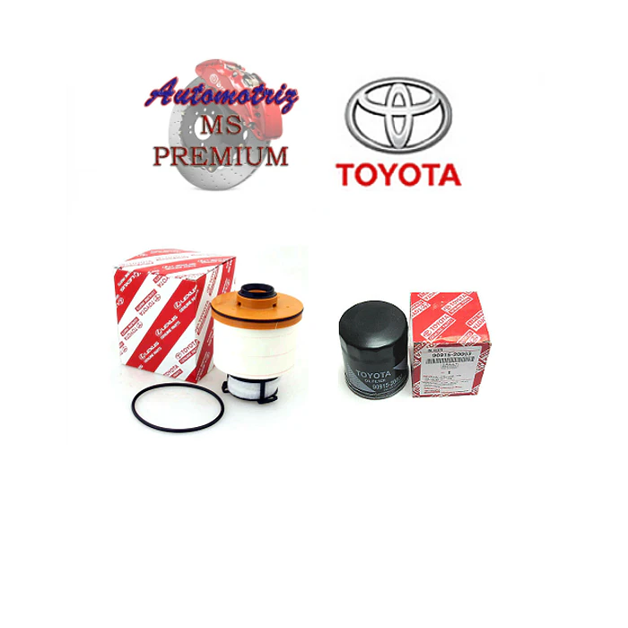 KIT Filtros Originales Petroleo + Aceite Hilux 2.4T y 2.8T