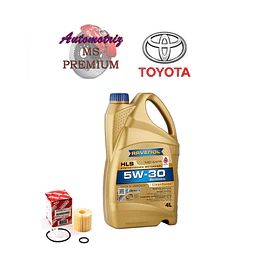 Kit mantención Toyota Yaris Urban Cruiser Ravenol 5W30 + Filtro original