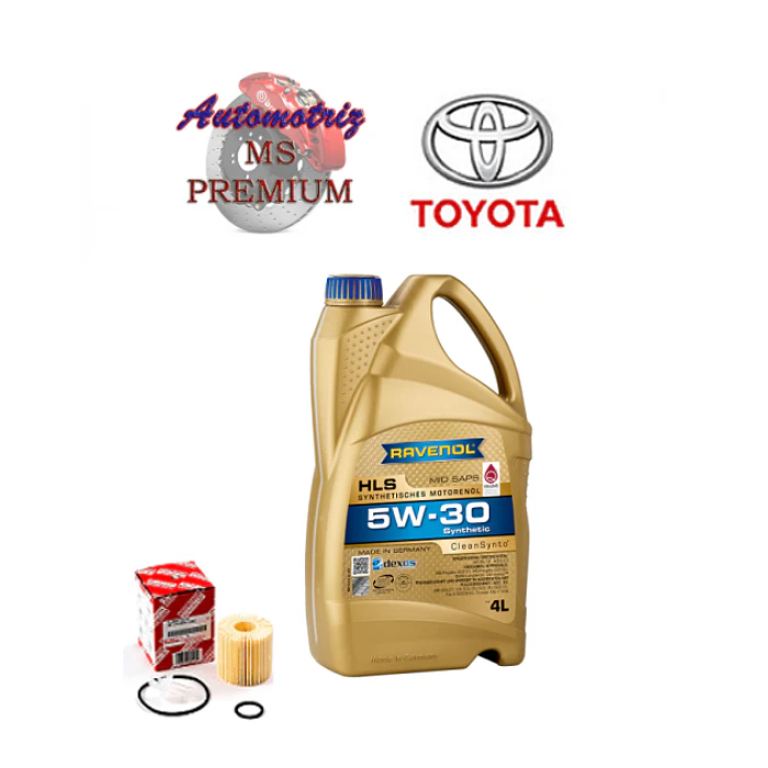 Kit mantención Toyota Yaris Urban Cruiser Ravenol 5W30 + Filtro original