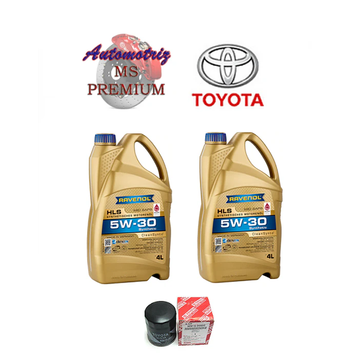Kit de mantención Toyota Hilux Aceite Dexos2 5W30 + Filtro original
