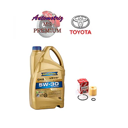 Kit mantención Toyota Rav4 5w30 Aceite Ravenol DXG + Filtro original