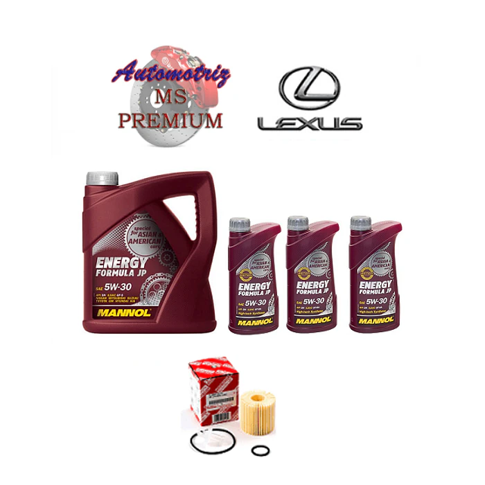 Kit mantención Lexus IS250 Mannol 5W30 + Filtro original 