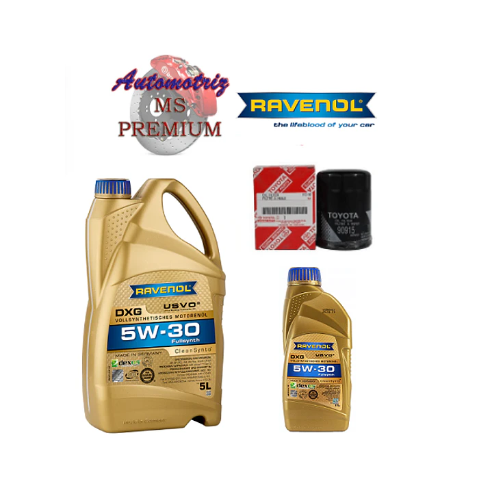 Kit 4Runner FJ Cruiser 2004-2009 Ravenol DXG 5W30 + Filtro original