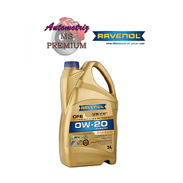 Aceite Ravenol DFE 0W20 Full Sintético 5 Lts ilsac GF6A