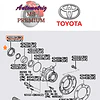 Retén trasero Original 4Runner FJ Prado 2005-2019 1