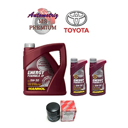 Kit aceite Toyota 4Runner 2004-2009 Mannol 5W30 + Filtro original
