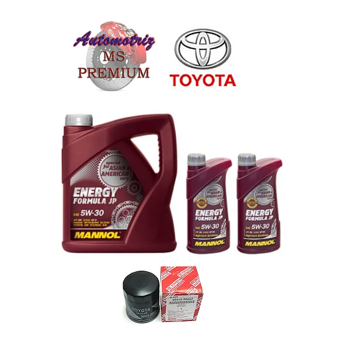 Kit aceite Toyota 4Runner 2004-2009 Mannol 5W30 + Filtro original