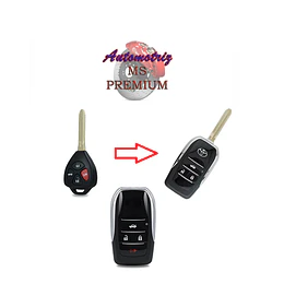 Llave tipo navaja para Toyota 4Runner (4 botones)