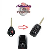 Llave tipo navaja para Toyota 4Runner (4 botones) 1