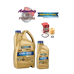 Kit mantención Lexus RX350 2016-2018 0W20 DFE + Filtro original