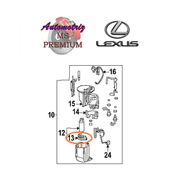 Filtro de bencina Original Lexus RX350 IS200T 2015-2019
