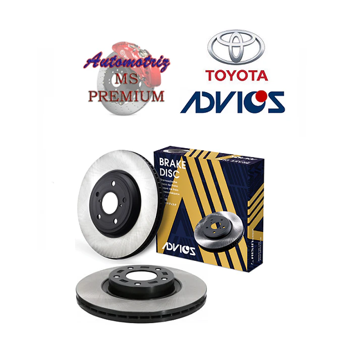 Discos traseros Toyota Fj Cruiser 2007-2009 Originales Advics
