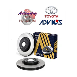 Discos traseros Toyota Land Prado 2004-2009 Originales Advics