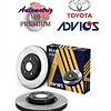 Discos traseros Toyota FJ Cruiser 2010-2015 Originales Advics 1