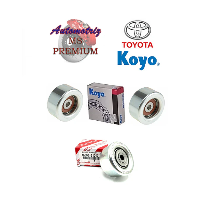 Juego de poleas Originales 4Runner FJ Cruiser Prado 2005-2019