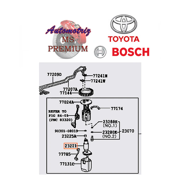Bomba de bencina Toyota 4Runner 5ta Gen 2010-2022 2