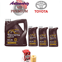 Kit aceite Toyota 4Runner  2010-2016 Mannol 5W30 + Filtro original