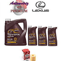 Kit Lexus IS250 Mannol 5W30 + Filtro original