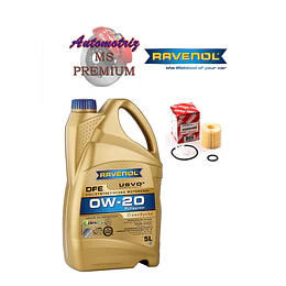 Kit mantención Lexus UX200 UX250H Ravenol DFE 0W20 + Filtro original