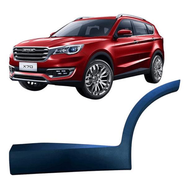 Moldura Puerta Trasera Izquierda Jetour X70 1.5 1