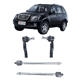 Terminales + Axiales Direccion (juego) Tiggo 1.6 08-14