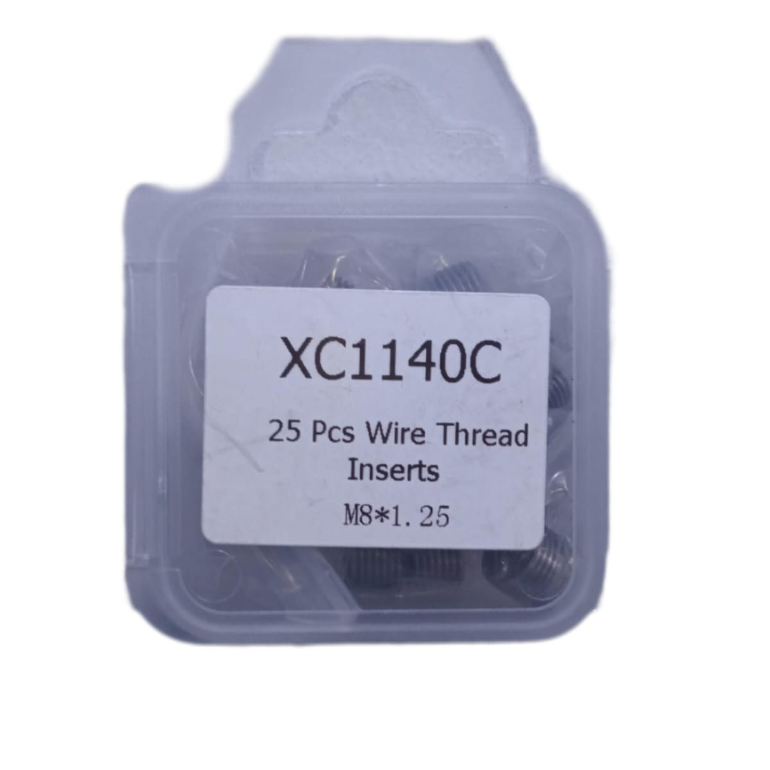 Insertos Helicoil De Acero M8 X 1.25 Pack 25 Unidades 1