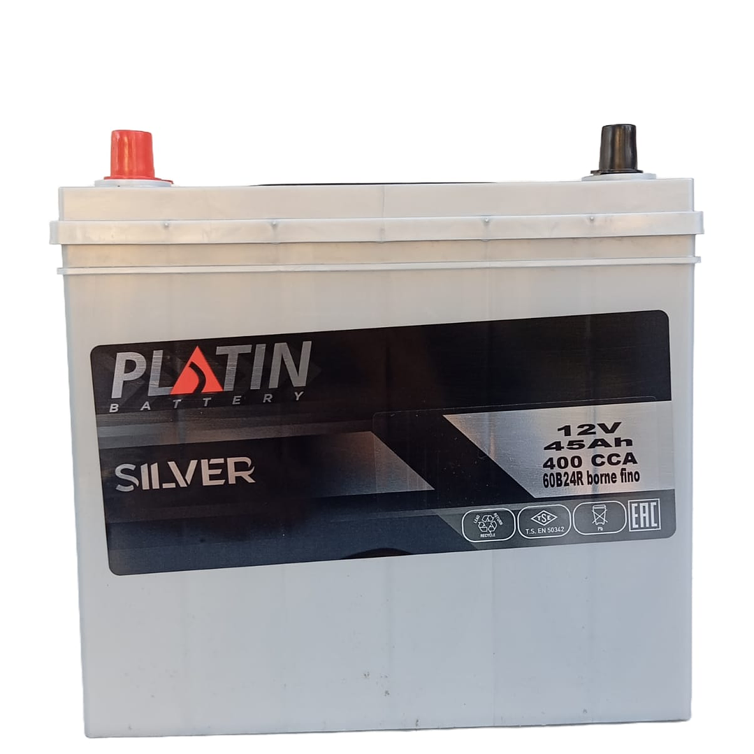 Bateria De Auto Platin 45 Ah Positivo Izquierdo Bornes Fino 3