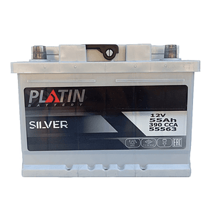 Bateria De Auto Platin 55 Ah Positivo Derecho 