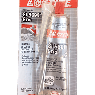 Silicona Gris Loctite Alta Temperatura Automotriz 