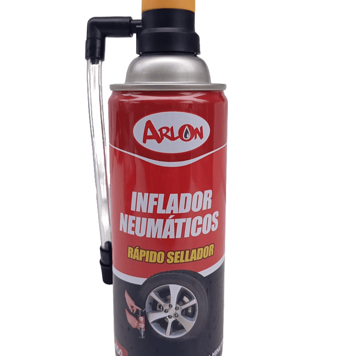Sellador E Inflador De Neumáticos Emergencia Arlon 450ml 1