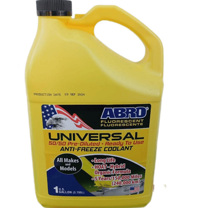 Refrigerante Abro Amarillo Fluorecente 50/50 3,78 Lt 1