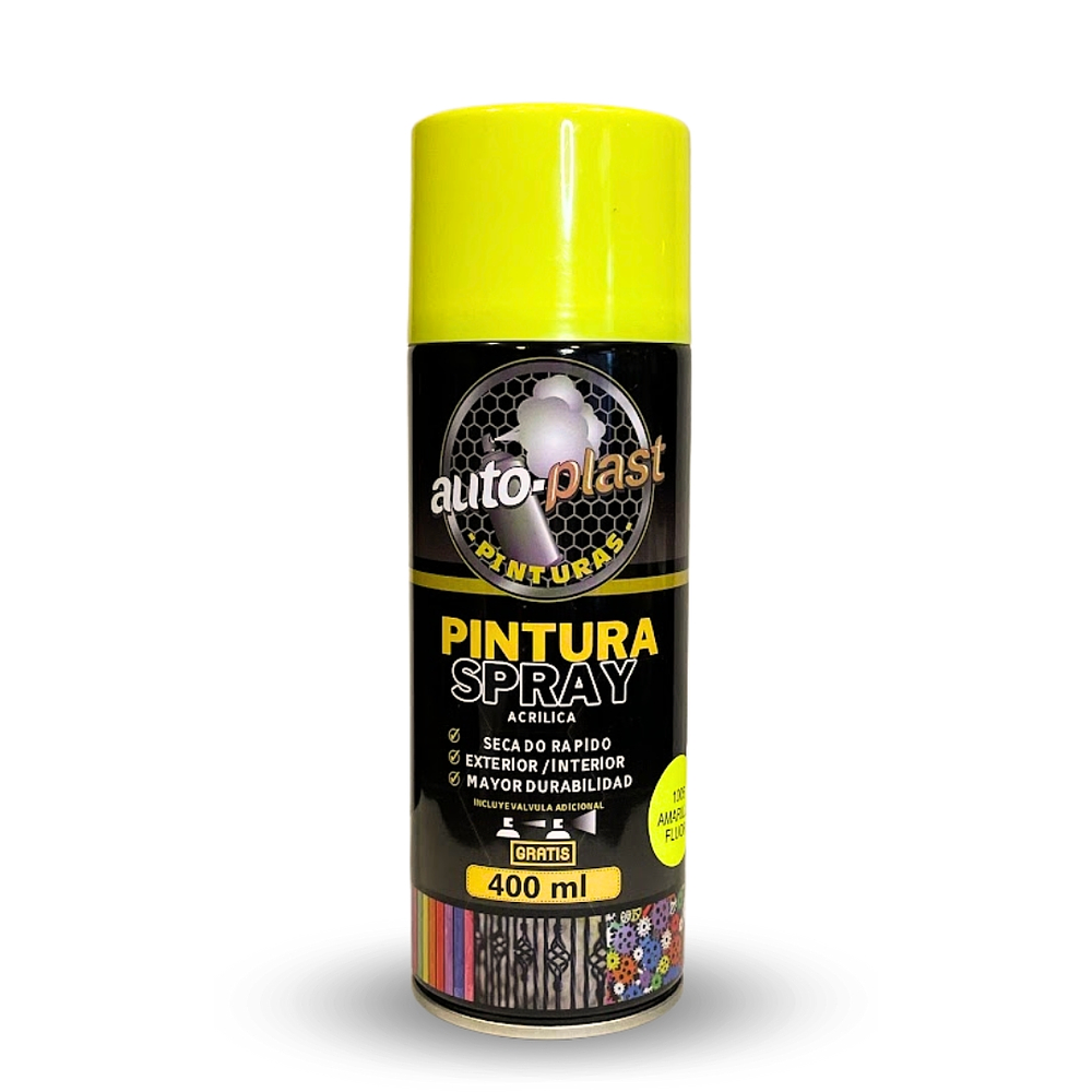 PINTURA FLUOR SPRAY 400 ML COLORES 