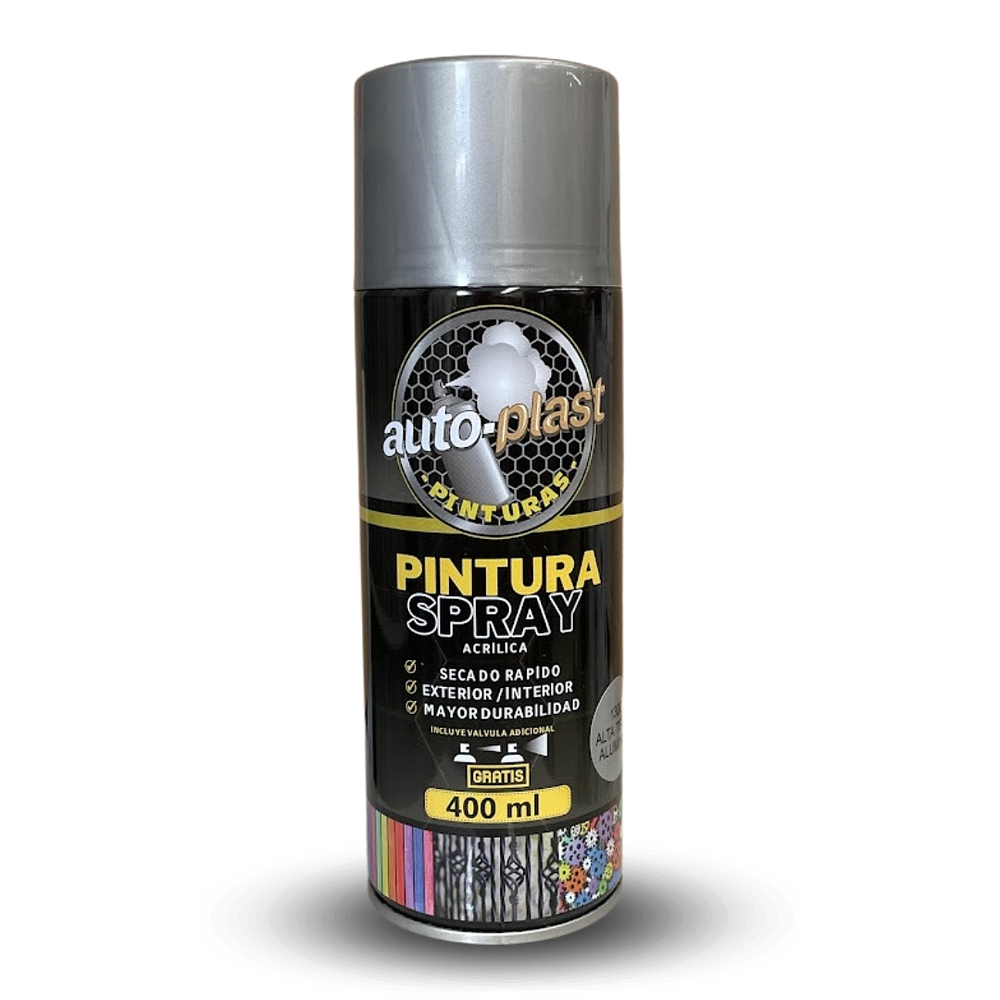 PINTURA ACRILICA SPRAY ALTA TEMPERATURA AUTOPLAST 400 ML