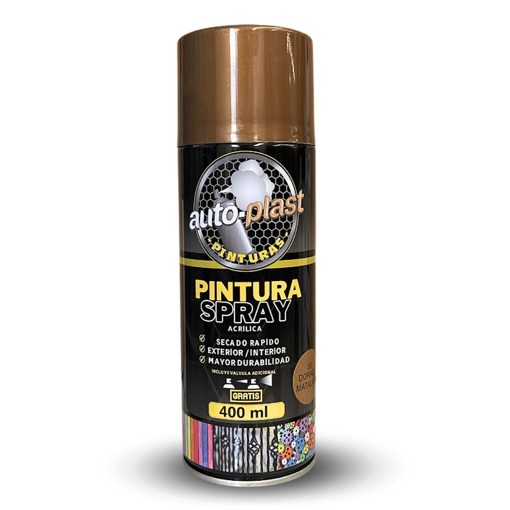 PINTURA SPRAY EFECTO METALICO 400 ML